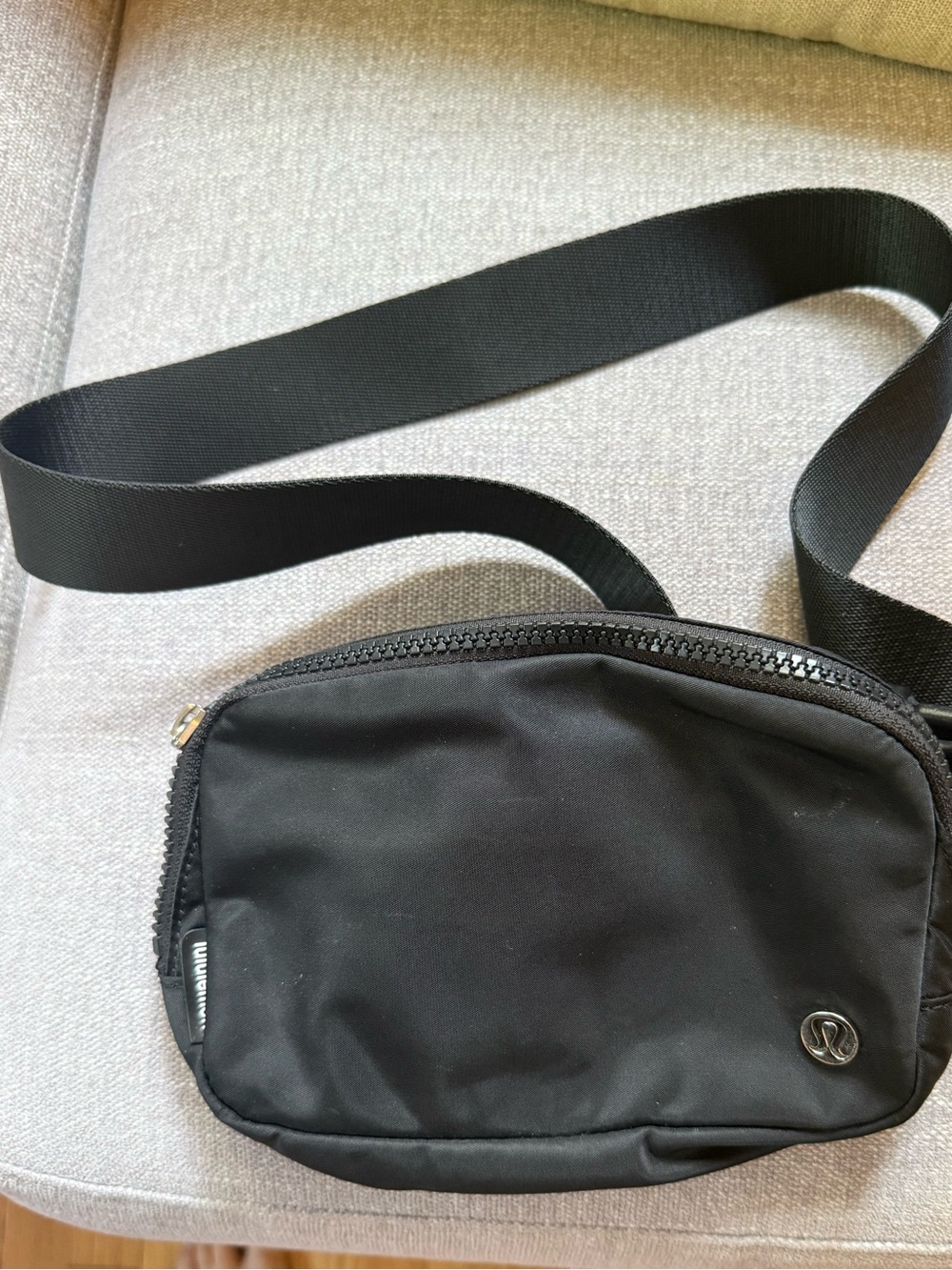 lululemon athletica Black Nylon Belt Bag